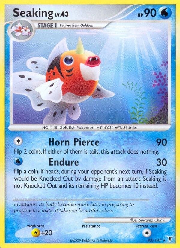 Image for Seaking (43) (Supreme Victors) (SV) - Pokemon