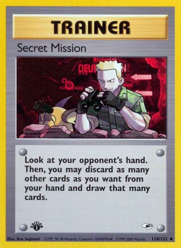 Image for Secret Mission (118/132) (Gym Heroes) - Pokemon