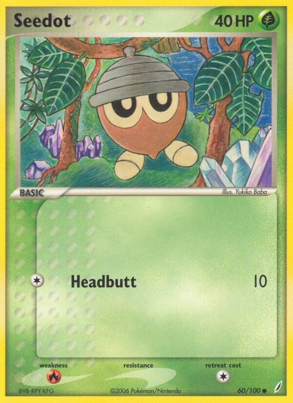 Image for Seedot (60/100) (Crystal Guardians) - Pokemon