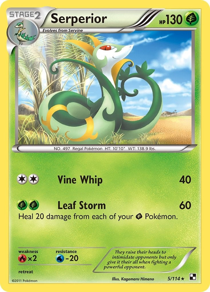 Image for Serperior (5) (5/114) - Pokemon