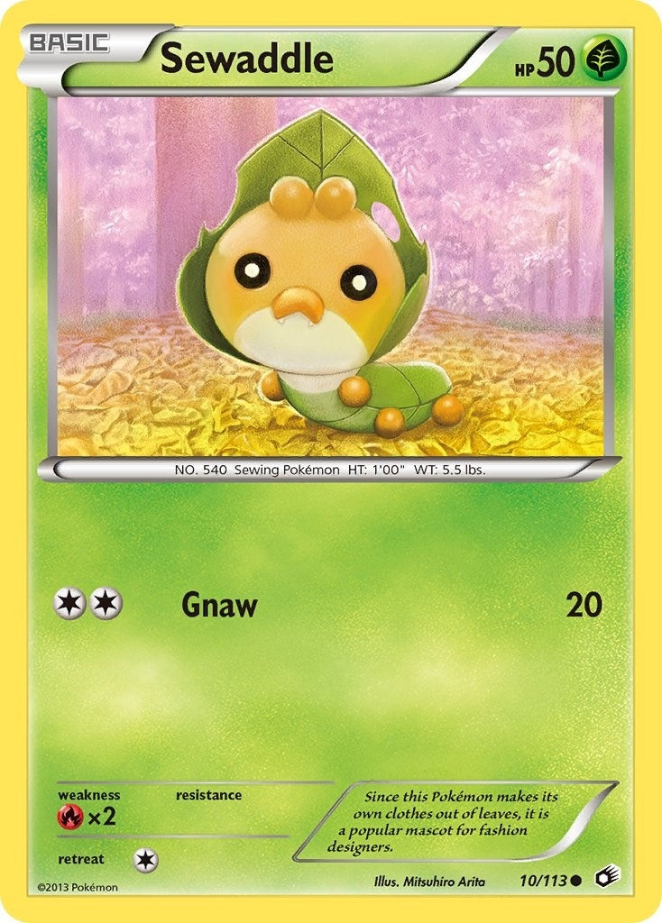 Image for Sewaddle (10) (10/113) (Legendary Treasures) (LTR) - Pokemon
