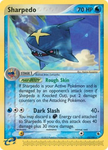 Image for Sharpedo (22/109) (Ruby and Sapphire) - Pokemon