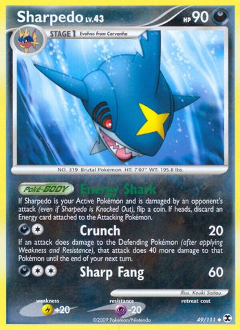 Image for Sharpedo (49/111) (Rising Rivals) - Pokemon