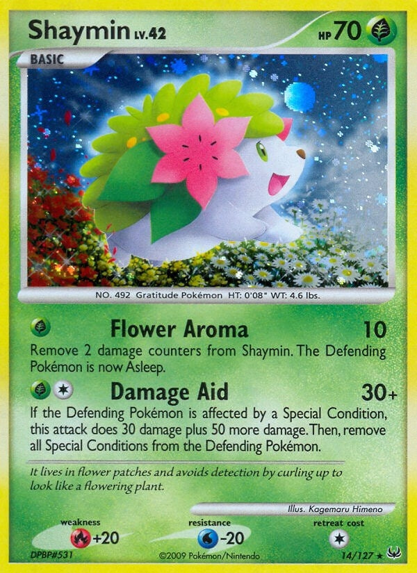 Image for Shaymin (14) (14/127) (Platinum) (PL) - Pokemon