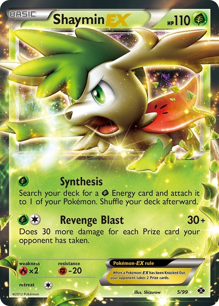Shaymin EX (5/99) (Next Destinies) Pokemon