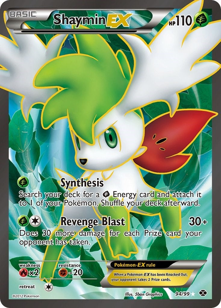 Image for Shaymin EX (94 Full Art) (94/99) (Next Destinies) (NXD) - Pokemon