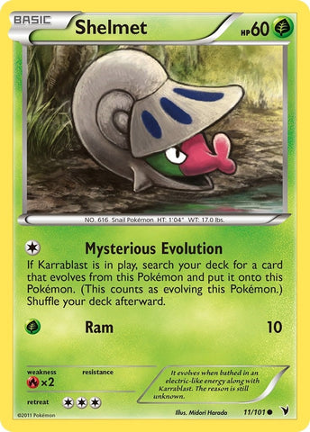 Image for Shelmet (11/101) (Noble Victories) - Pokemon