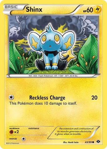 Shinx (43) (43/99) (Next Destinies) (NXD) Pokemon
