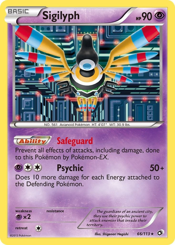 Image for Sigilyph (66/113) (Legendary Treasures) (LTR) - Pokemon