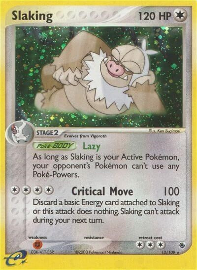 Slaking (12/109) (Ruby and Sapphire) (RS) Pokemon