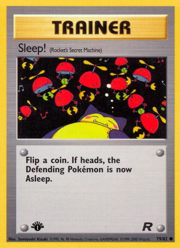 Sleep! (Rocket's Secret Machine) (79/82) (Team Rocket) Pokemon