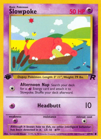 Slowpoke (67/82) (Team Rocket) Pokemon