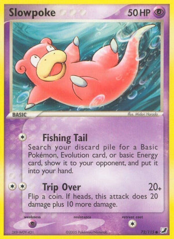 Image for Slowpoke (72/115) (Unseen Forces) - Pokemon