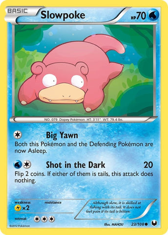 Image for Slowpoke (23/108) - Pokemon