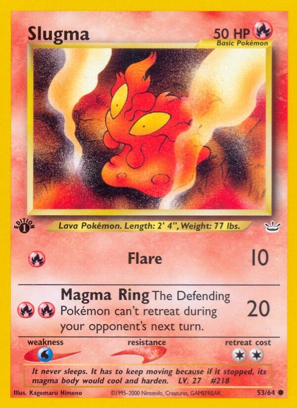 Slugma (53/64) (Neo Revelation) Pokemon