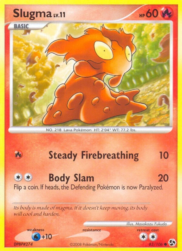 Image for Slugma (83/106) (Great Encounters) - Pokemon