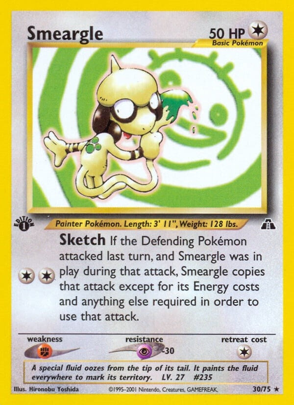 Smeargle (30) (30/75) (Neo Discovery) Pokemon