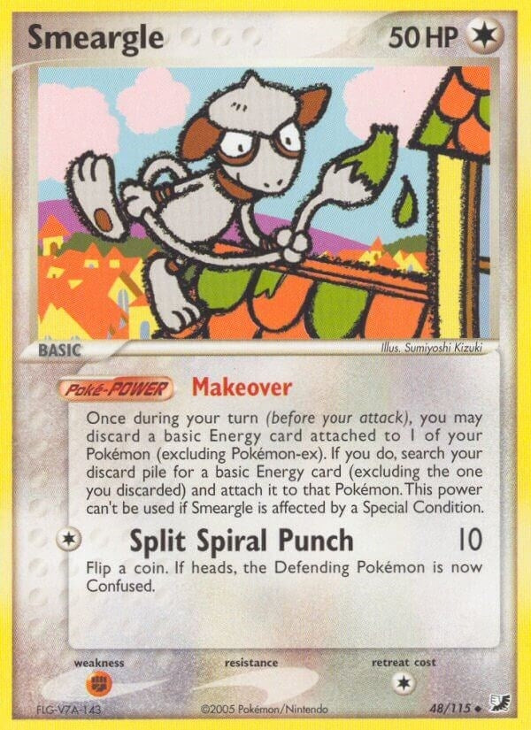 Image for Smeargle (48/115) (Unseen Forces) - Pokemon