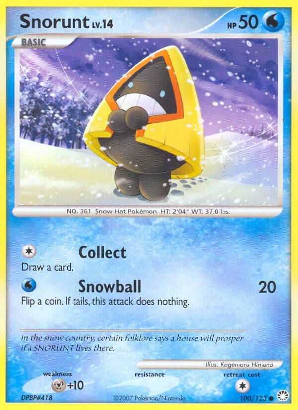 Snorunt (100/123) (Mysterious Treasures) (MT) Pokemon