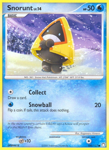Snorunt (100/123) (Mysterious Treasures) (MT) Pokemon