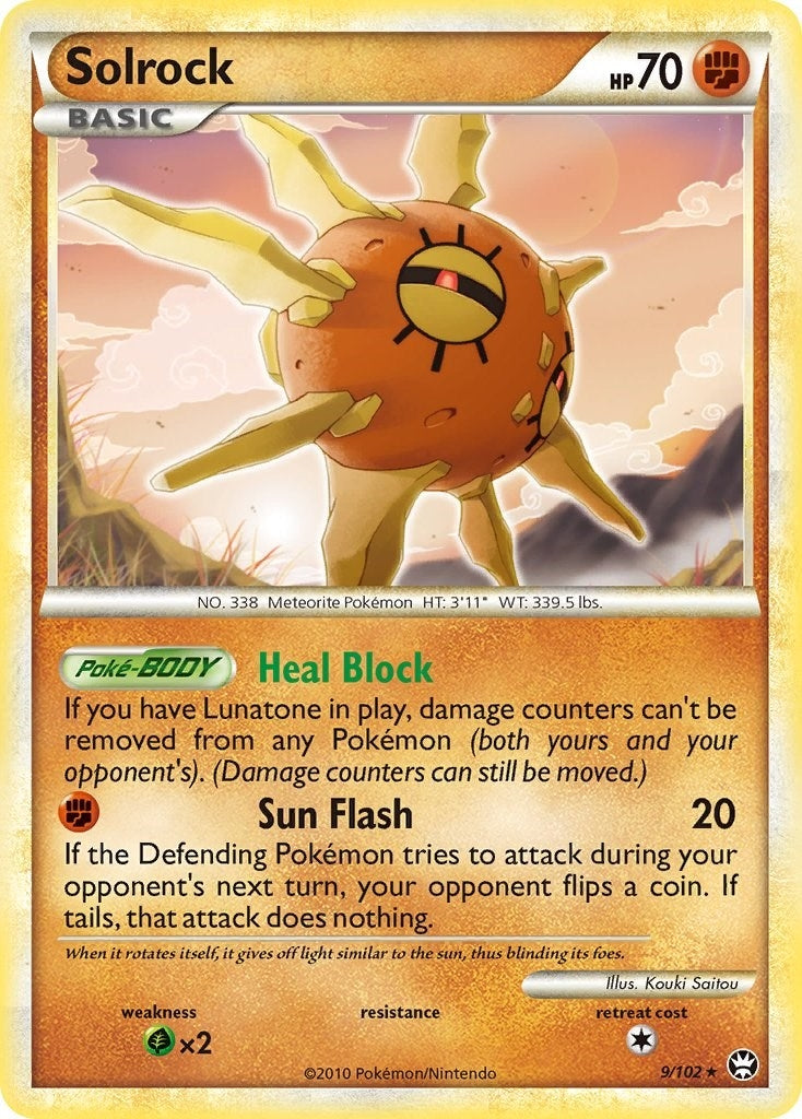 Solrock (9/102) (Triumphant) Pokemon