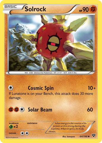 Image for Solrock (64/146) (XY Base Set) - Pokemon