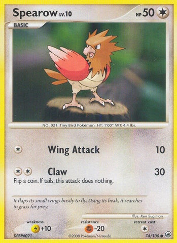 Image for Spearow (74/100) (Majestic Dawn) - Pokemon