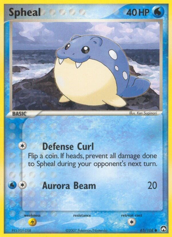 Spheal (65/108) (Power Keepers) Pokemon