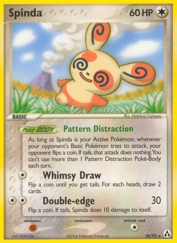 Spinda (26/92) (Legend Maker) (LM) Pokemon