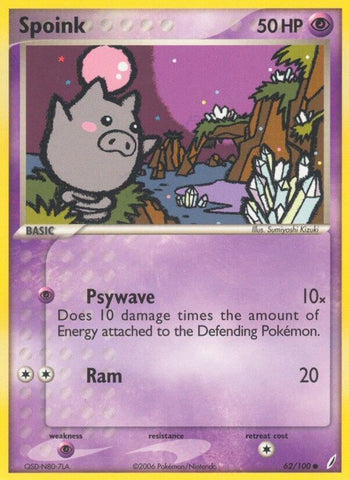 Image for Spoink (62/100) (Crystal Guardians) - Pokemon