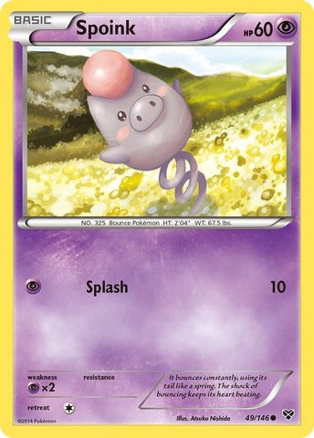 Image for Spoink (49/146) (XY Base Set) - Pokemon