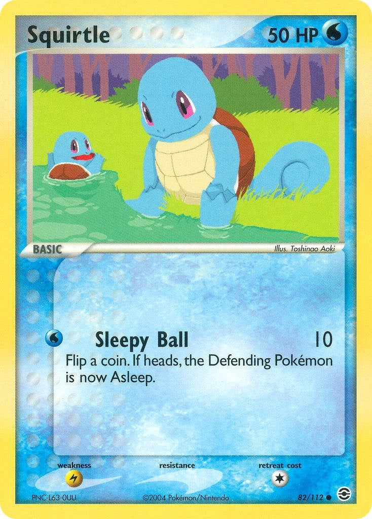 Squirtle (82/112) (EX FireRed & LeafGreen) Pokemon