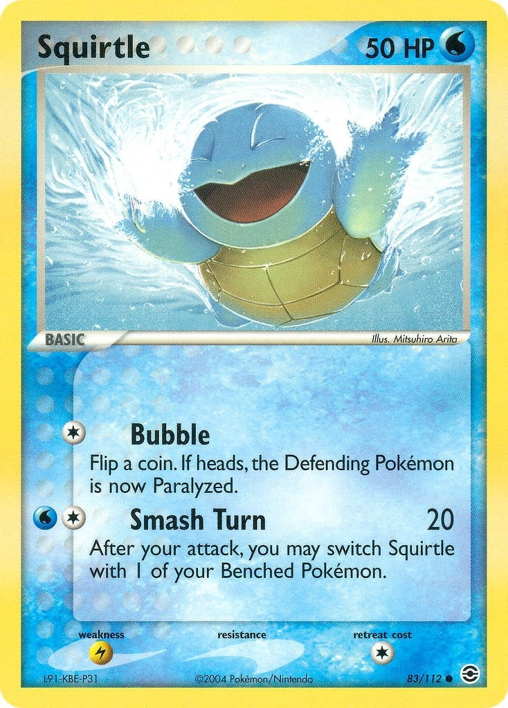 Squirtle (83/112) (EX FireRed & LeafGreen) Pokemon