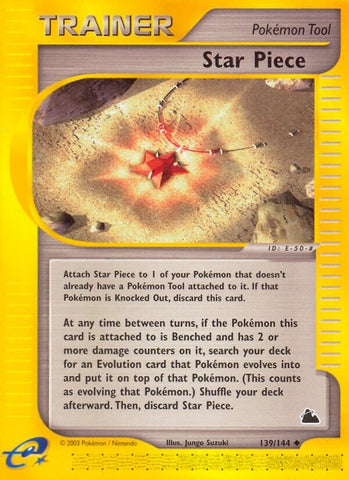 Star Piece (139/144) (Skyridge) Pokemon