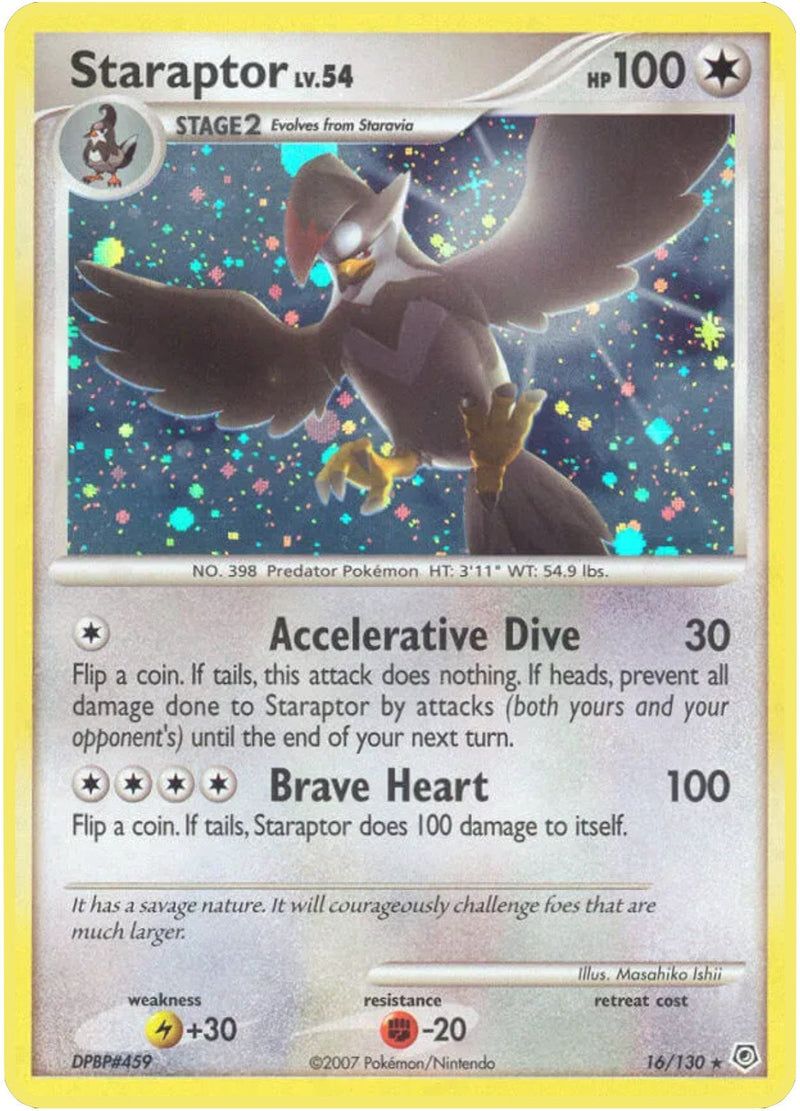Staraptor (16/130) (Diamond and Pearl) (DP) Pokemon