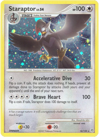 Staraptor (16/130) (Diamond and Pearl) (DP) Pokemon