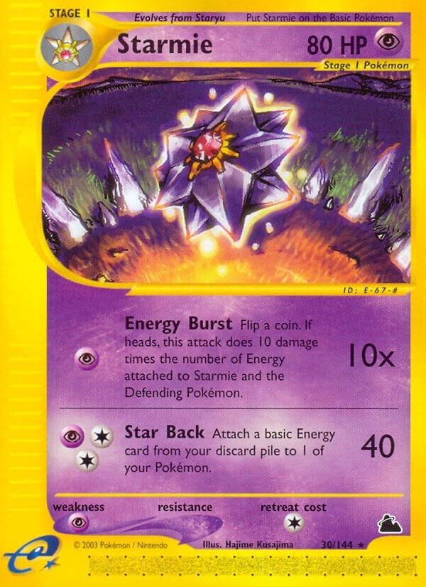 Starmie (30) (030/144) (Skyridge) (SK) Pokemon