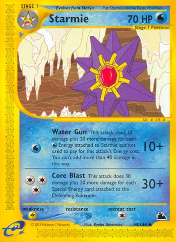 Starmie (44) (044/144) (Skyridge) Pokemon