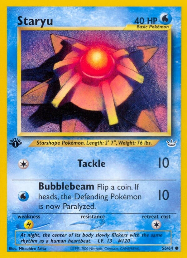 Staryu (56/64) (Neo Revelation) Pokemon