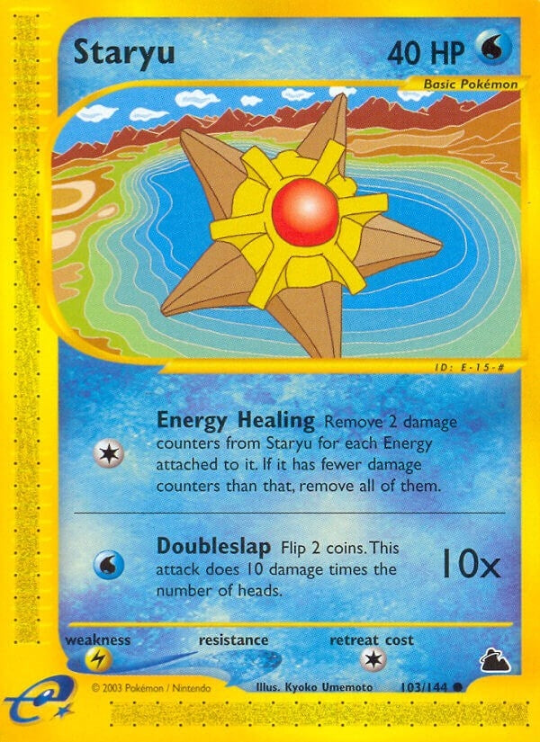 Staryu (103) (103/144) (Skyridge) (SK) Pokemon