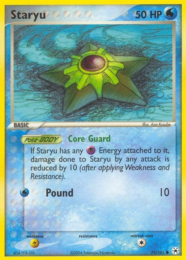 Staryu (75/101) (EX Hidden Legends) Pokemon