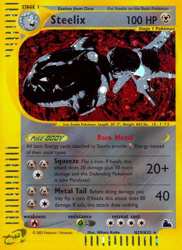 Image for Steelix (H29) (H29/H32) (Skyridge) (SK) - Pokemon