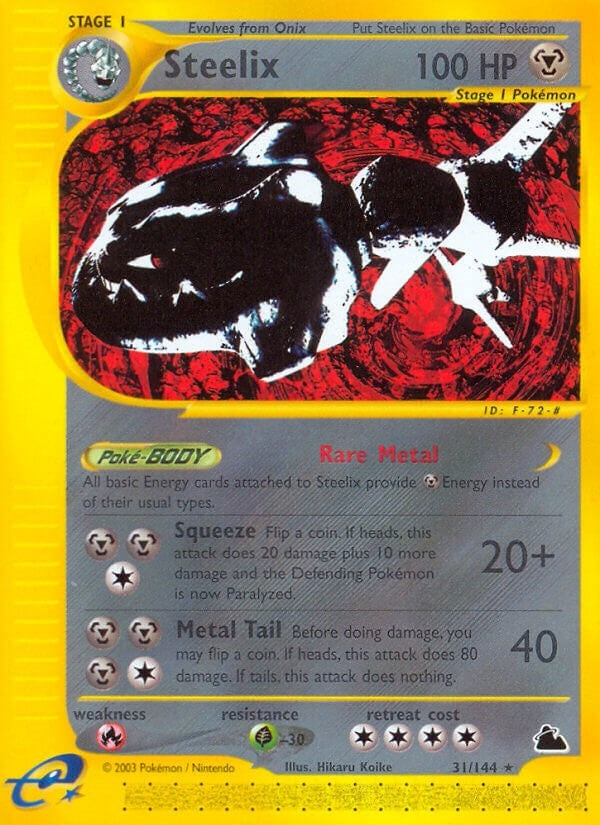 Steelix (31) (031/144) (Skyridge) Pokemon