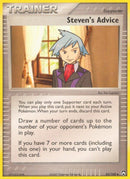 Image for Steven's Advice (83/108) (EX Power Keepers) (PK) - Pokemon