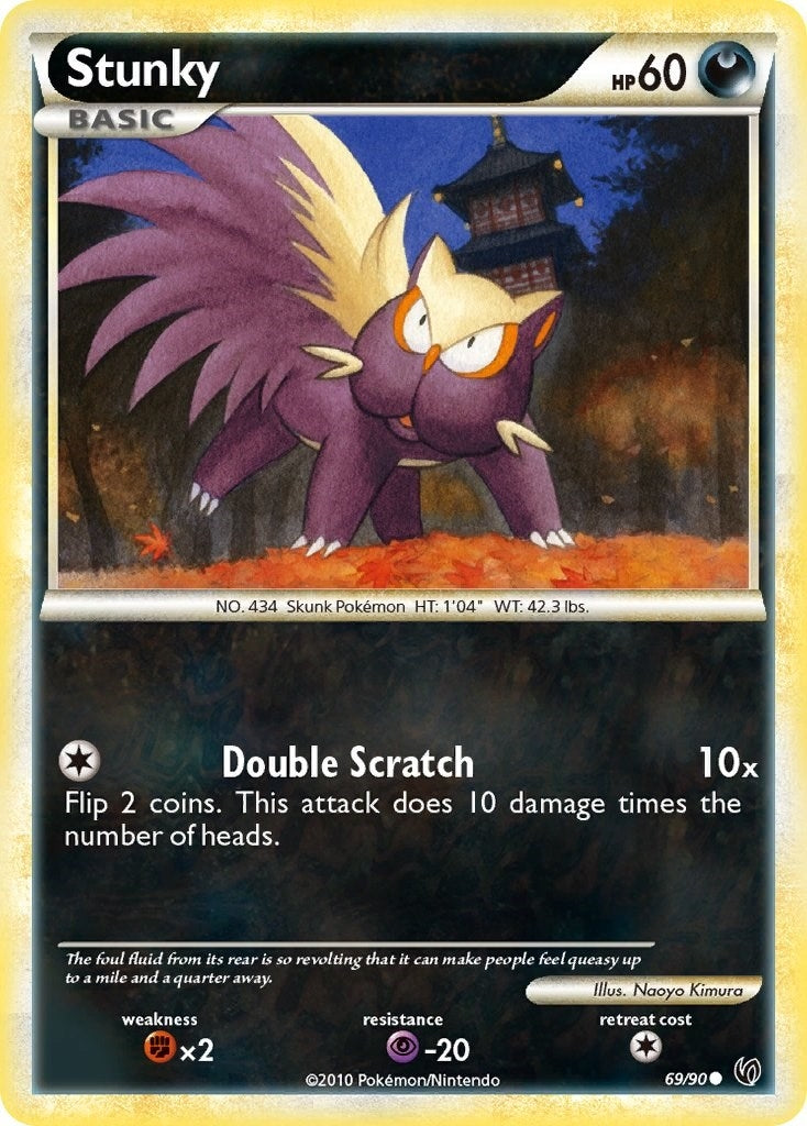 Stunky (69/90) (Undaunted) Pokemon