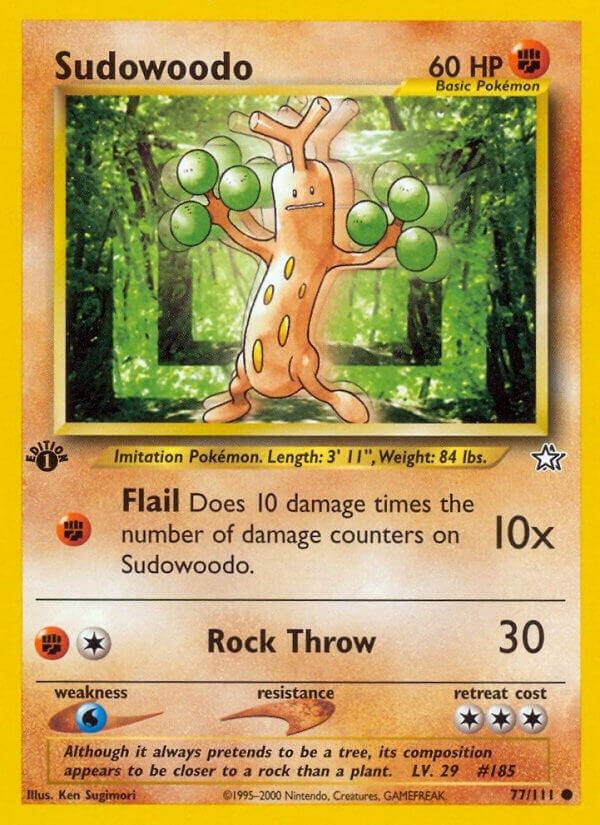Sudowoodo (077/111) (Neo Genesis) Pokemon