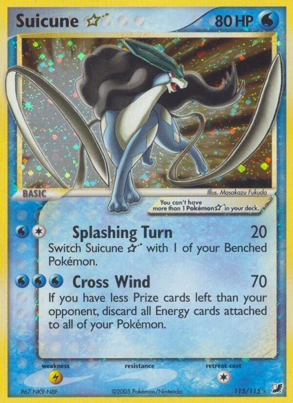 Image for Suicune Star (115/115) (EX Unseen Forces) (UF) - Pokemon