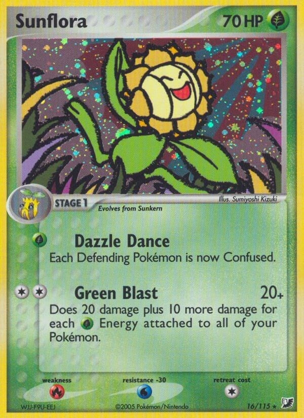 Image for Sunflora (16/115) (EX Unseen Forces) (UF) - Pokemon