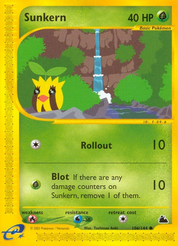 Sunkern (106/144) (Skyridge) (SK) Pokemon