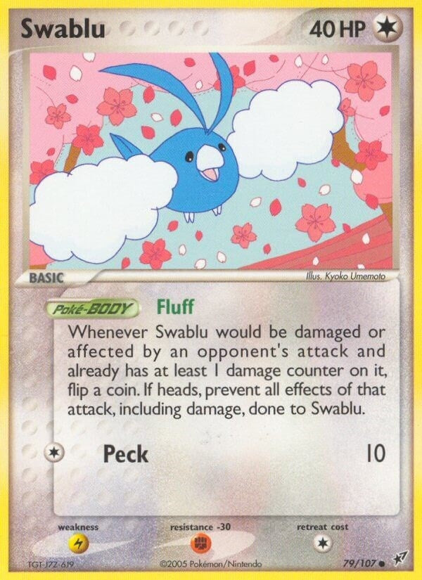 Image for Swablu (79/107) - Pokemon